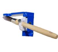 KLAPSS, Outil a réchampir avec Pinceau, Multi-Surfaces, remplace Le, Ruban de masquage Peinture, évite l'utilisation du Scotch adhésif, protège Le Plafond avec précision, Bleu