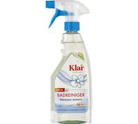 Klar eco Sensitive Lot de 2 nettoyants pour salle de bain 500 ml, sans parfum, efficace contre le calcaire, les résidus de savon, la saleté, végétalien