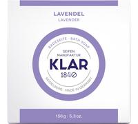 Klar Savons Savon de bain Lavande 150g, certifié Cosmos, sans huile de palme