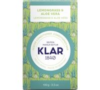 Klar savons solides après-shampooing Lemongrass&Aloe Vera 100g (pour cheveux gras)