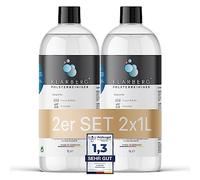 KLARBERG® Lot de 2 x 1L Nettoyant textile concentré pour canapé, tapis et sièges auto - Compatible aspirateurs injecteurs-extracteurs, nettoyeurs tapis et nettoyage manuel