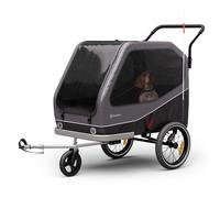 KLARFIT Goldie Buggy Remorque pour vélo 324 L