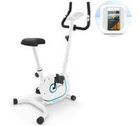 Klarfit Myon Cycle Vélo d'appartement cardiotraining avec support tablette - Inertie 12kg - blanc Blanc G