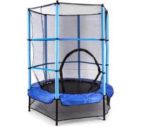 Klarfit Rocketkid Trampoline 140cm Filet de sécurité bleu