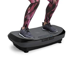 Klarfit Vibe 4DX Pro Plateforme vibrante, Gris Noir