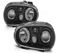 Klarglas Scheinwerfer Design Tuning Tec Pour VW Golf 4 97-03 Noir 4260746687446