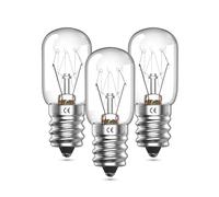 Klarlight Ampoule de Four E14 Blanc Chaud 2600K, 90LM, Dimmable, Résistante à 300 Degré, T20 E14 Petite vis Edison Ampoule four pour Four, Micro-ondes, Lampe à Sel, lot de 3
