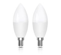 Klarlight Ampoule LED Crépuscule Capteur 5W E14 450lm Auto On Off Ampoule pour Intérieur Extérieur Cour Veranda Garage Jardin Blanc Froid 6000K Lot de 2