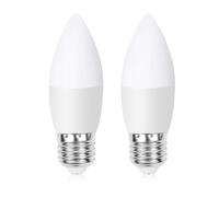 Klarlight Ampoule LED Crépuscule Capteur 5W E27 450lm Auto On Off Ampoule pour Intérieur Extérieur Cour Veranda Garage Jardin Blanc Chaud 2700K Lot de 2