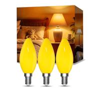 Klarlight Ampoule LED E14 Blanc Chaud 6W, 2000K Ambre, Ampoule E14 Petit Culot à Vis, Veilleuse Bloqueur de Lumière Bleue pour Chambre, 240 lm, Remplace 30-50W, Non Dimmable, Lot de 3