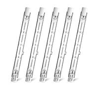 Klarlight Ampoules Halogènes Linéaires R7s 118mm 500W 11000lm Blanc Chaud 2800K Ampoule de Type J Dimmable Ampoule Projecteur Linéaire à Double Extrémité pour Plafonniers Éclairage Paysager