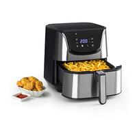 Klarstein AeroVital Deluxe Unique 5,4 L 1700 W Friteuse d’air chaud Noir, Argent