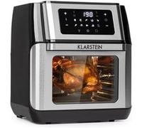 Klarstein AeroVital Fry Friteuse à air chaud- capacité 10L - 1500W - 9 programmes - Noir & argent Noir G