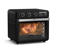 Klarstein AirGlaze Friteuse Air Fryer - 34 L, 2000 W, 9 Programmes, Friteuse Sans Huile, Fenêtre Panoramique, Rôtissoire Et Ensemble D'Accessoires Inclus, Noire