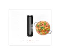 Klarstein AirJet 60cm 4 Feux Plaque Induction avec Hotte Intégrée Blanc AP