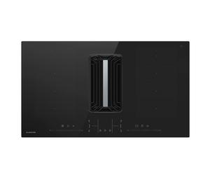 Klarstein AirJet FlexPro 90cm 4 Feux Plaque Induction avec Hotte Intégrée Noir APP