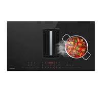 Klarstein AirJet FlexPro Down Air System Plaque de cuisson à induction + Hotte aspirante 750 m³/h Zone flex Plaque induction