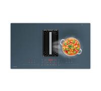 Klarstein AirJet FlexPro Plaque à induction avec hotte intégrée - CEE A++, Débit 750 m³/h, 14 kW, 4 Zones, Boost, Silencieux 58 dB, Commande Tactile, Anthracite