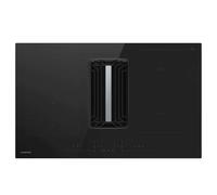 Klarstein AirJet Hybrid Table à induction avec Hotte intégrée - 12 kW, 750 m³/h, CEE A++, 9 Niveaux, Commande tactile, Filtre aluminium & charbon, 58 dB, 90 cm