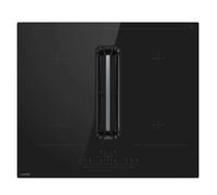 Klarstein AirJet Hybrid Down Air System Plaque induction Table de cuisson à induction avec hotte intégrée 477 m³/h CEE A+ Noir