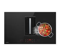 Klarstein Table à induction AirJet Hybrid – 12 kW, 750 m³/h, CEE A++, 9 niveaux, commande tactile