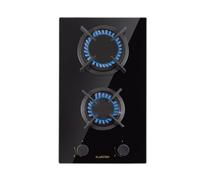 Klarstein Alchemist Goldflame Domino table de cuisson gaz 2 brûleurs en laiton vitrocéramique