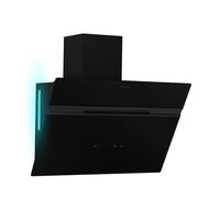 Klarstein Hotte aspirante Alina 60 cm 615 m³/h CEE A tactile LED évacuation/recyclage Noire