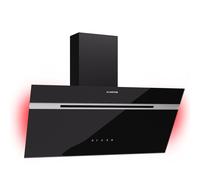 Klarstein Alina 80cm 615m³/h Hotte Décorative Noir A