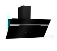 Klarstein Alina 90cm 615m³/h Hotte Décorative Noir/Argent A