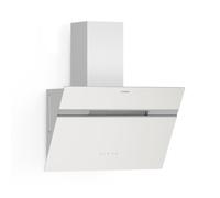Klarstein Alina Hotte Aspirante - 60 cm Hotte Décorative 600 m³/h Classe A LED 68 dB Recirculation & Évacuation Blanche
