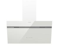 Klarstein Alina Hotte Aspirante Hotte Décorative 70 cm 600 m³/h Classe A Éclairage LED Mode Évacuation & Recirculation Blanche