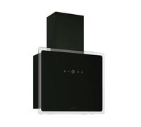 Klarstein AlizeEdge Hotte aspirante 60 cm Tactile Silencieuse 487 m³/h Extraction/recyclage d'air CEE A+ Noir