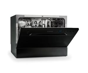Klarstein Amazonia 43.8x55cm 6 Programmes Mini Lave-vaisselle Noir