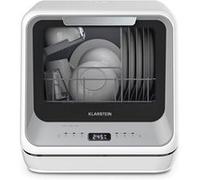 Klarstein Amazonia Mini Lave Vaisselle Compact 7 Programmes 5L Réservoir ou Raccordement Argent Argent
