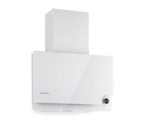 KLARSTEIN Amelia - hotte aspirante, hotte tête libre, design plat, 123 W, 586 m³ / h, éclairage LED: 3 W, 3 vitesses, commande rotative tactile éclairée, 60cm - blanc