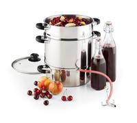 Klarstein Applebee 1500W 8L Extracteur de Jus à Vapeur Argent