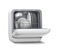 Klarstein Aquatica Mini Lave Vaisselle - Compact, Sans Arrivée d’Eau, 3 Programmes, 5L, 2 Couverts, Lave Vaisselle de Table Portable, Éco, Silencieux 58dB, Idéal Petit Espace