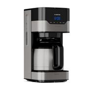 Klarstein Arabica 1,2L Cafetière Filtre 10 Tasses Argent