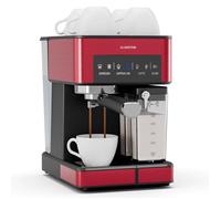 Klarstein Arabica Comfort machine à expresso - 20 bars, 1350 W, avec mousseur à lait, compatible café moulu & dosettes, réservoir 1,8 L, panneau tactile, nettoyage facile