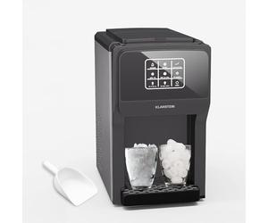 Klarstein ArcticBlend 3-en-1 machine à glaçons, 20 kg/24 h, glaçons & glace pilée, distributeur d'eau, réservoir 6 L, acier inoxydable, machine à glacons maison, noir