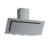 Klarstein Athena Hotte aspirante inclinée 90 cm Mode extraction et recyclage 404 m³/h 56 W Blanc