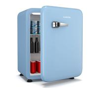 Klarstein Audrey Evo Mini-réfrigérateur 68 L Silencieux Mini frigo compact Éclairage LED Mini bar Pieds réglables design rétro