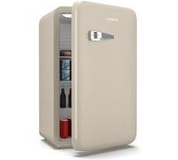 Klarstein Audrey Evo Mini-réfrigérateur 90 L Frigo design rétro silencieux compact Mini bar 3 couleurs Crème Beige