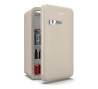 Klarstein Audrey Evo Mini-réfrigérateur 90 L Frigo design rétro silencieux compact Mini bar 3 couleurs Crème