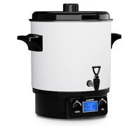 Klarstein Autocuiseur Numérique 27 L avec Robinet, 1800 W en Acier Inoxydable, Bouilloire pour Vin Chaud, Thé et Aliments