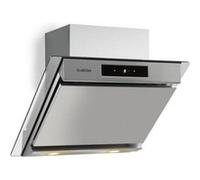 Klarstein Balzac 60 Hotte murale aspirante 60cm - Débit 640m³/h - Moteur 210W - Panneau de commande tactile - Design inox et verre Inox G