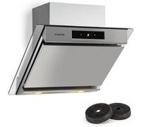 Balzac Hotte aspirante 60cm + 2 filtres recyclage d'air 640 m³/h gris B