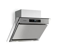 Klarstein Hotte aspirante Balzac Silent 60 cm - Extraction et recirculation, Tactile, LED, Argent