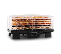 Klarstein Bananarama Déshydrateur alimentaire (minuterie, 40°-70°C, 550W, 6 étages, écran LCD) - noir