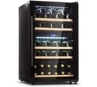Klarstein Barossa 40 Duo Cave à vin, 2 zones, 41 bouteilles, porte en verre Noir G